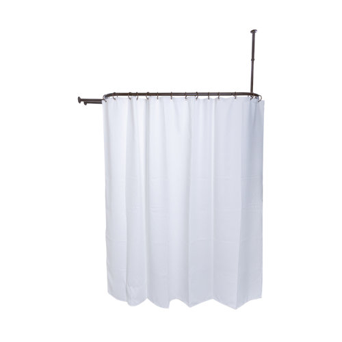Wayfair Oil Rubbed Bronze Shower Curtain Rods You'll Love in 2023